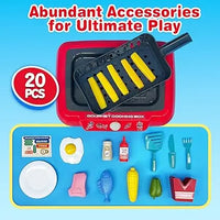 Color Changing Kids Food Fryer Pretend Play Toys for kids 3 - Gourmet Cooking Box toys, gift for boys and girls