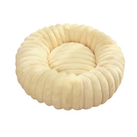 40-70cm Round Pet Bed for Dog Bed Super Soft Cat Bed Long Plush Dog House for Medium Dog House Winter Warm Sleeping