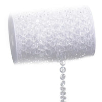 Bead Curtain String Portable Diamonds Chains Bead Curtain Creative Elegant Exquisite Fashion Transparent for Wedding Room Decor