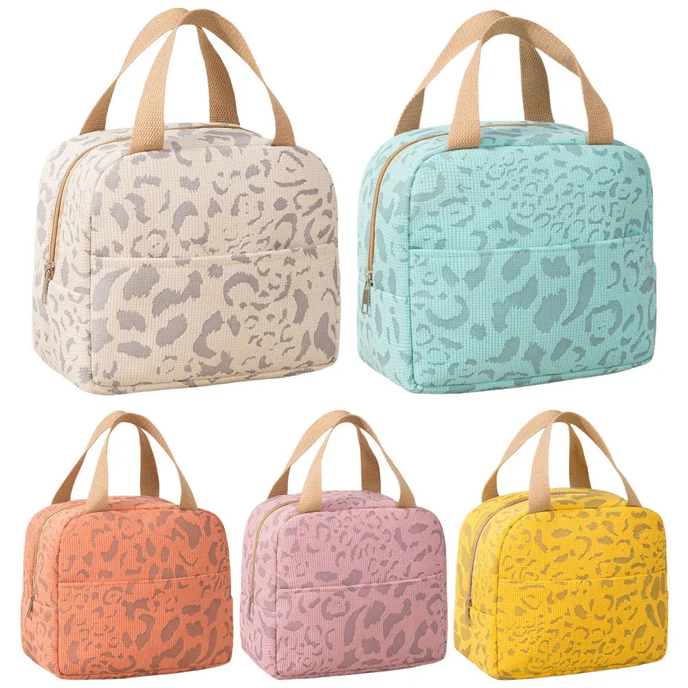 Insulated Lunch Bag Lunch Tote Bag with Aluminum Foil Thermal Lunch Box Bag Multi-Function Large Capacity for Outdoor Travel