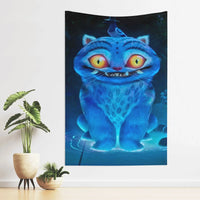 Cute Kpop Demon Hunter Tiger Tapestry, Home Decor, Vivid Cartoon Tiger Wall Art Tapestries Backgrounds  For Living Room, Dorm