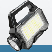 Solar Camping Lantern Long Range Outdoor Camping Searchlight Waterproof Powerful Solar Spotlight Super Bright for Hiking Fishing
