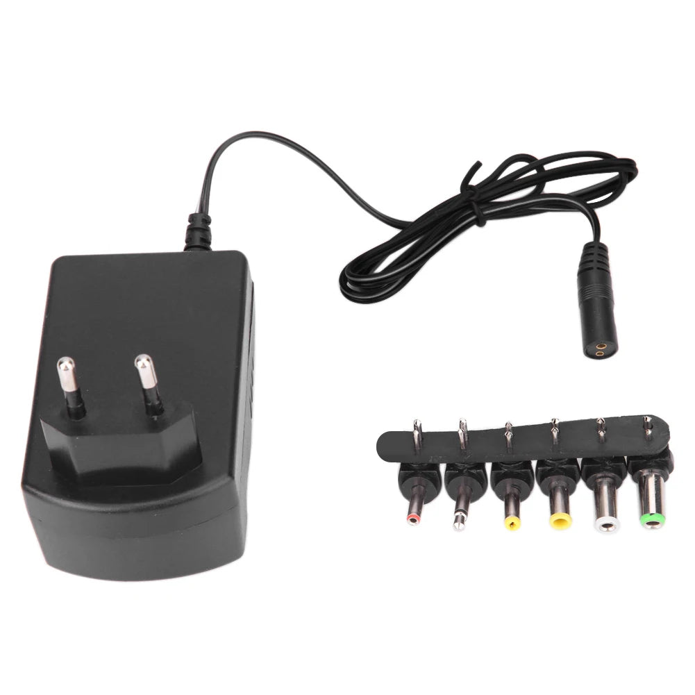 30W Power Supply Charger 3V 4.5V 6V 7.5V 9V 12V 3A 7 Plug Multi Voltage Converter EU Converter Adapter for LED Light Bulb Strip