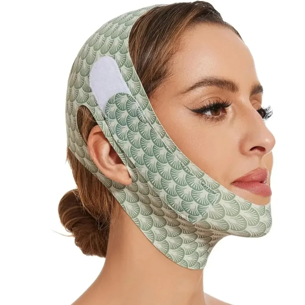 Women Face Lifting Belt Face Slimming Bandage V Line Shaper Chin Cheek Lift Up Anti Wrinkle Mask Facial Beauty Skin Care \p]98
