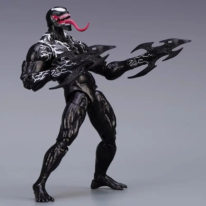 Venom Legends Action Figure Joint Movable Toys Movie Collection Change Face Statue Model Collectible Decorate For Toy Gift