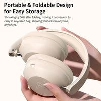 300mAh Wireless Bluetooth V5.3 Headset Eearphone With Mic Hands-free HIFI Stereo BT5.3 Over-Ear Headphone For Call And Music