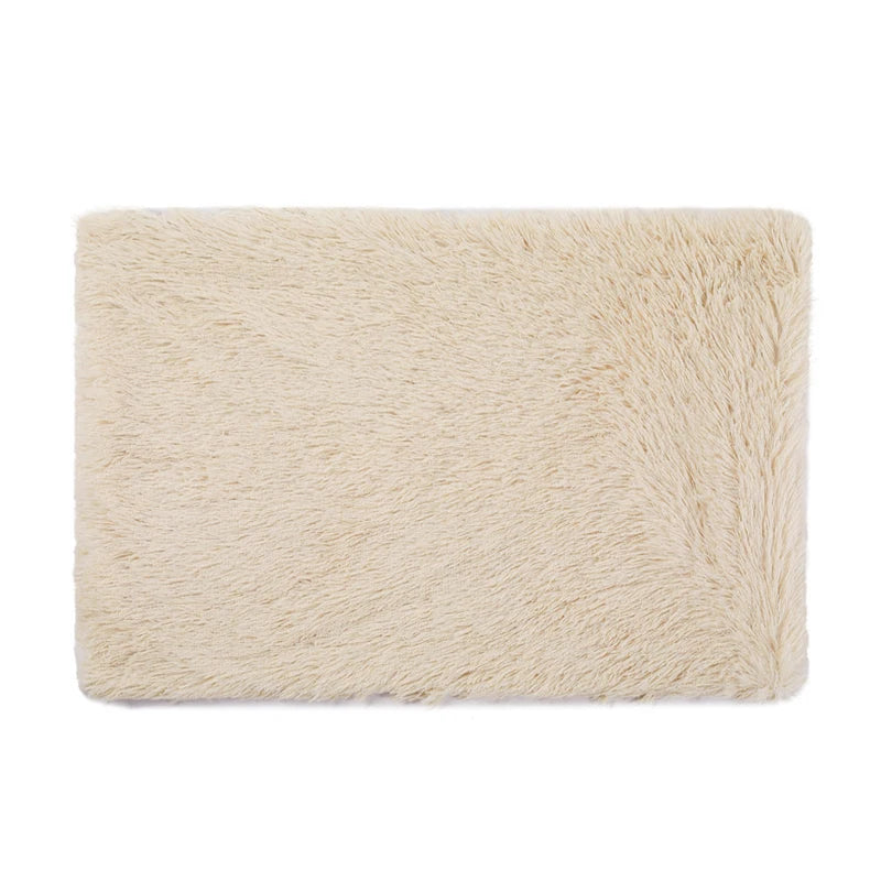 Super Soft Fleece Fluffy Pet Blankets Dog Sleeping MatMattress Extra Warm Pet Cushion for Small Medium Large Dogs & Cats