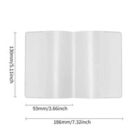 5PCS Transparent Passport Cover Waterproof PVC Clear Passport Holder Card Holder Case for Credit Card Passport Protect