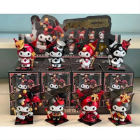 New Sanrio Blind Box Kawaii Kuromi Figures Toys Poker Kingdom Spade Series Dolls Desktop ornaments For Girls Christmas Gifts