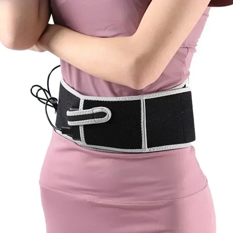 USB Electric Heating Warmer Hot Waist Lumbar Back Pad Belt Protector Brace Band Support Massager Anti Pain Relief Therapy Tool