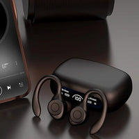 Wireless Headset Ear Hook Noise Reduction TWS Earphones Bluetooth-Compatible5.3 Power Display Comfortable Sports Gaming Earbuds