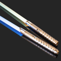 Light up Saber 16 Colors & Sounds RGB Light Sword Metal Handle Laser Sword Toys Light Quiet Mode Children Cosplay Christmas Gift