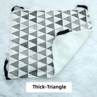 Cat Hanging Hammock with Adjustable Straps Double-Sided Pet Cage Hammock Hanging Bed Resting Sleepy Pad for Small Animals Pets