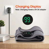 Infrared Heating Waist Massager Electric Belt Vibration USB Charge Red Light Hot Compress Lumbar Back Support Brace Relaxation
