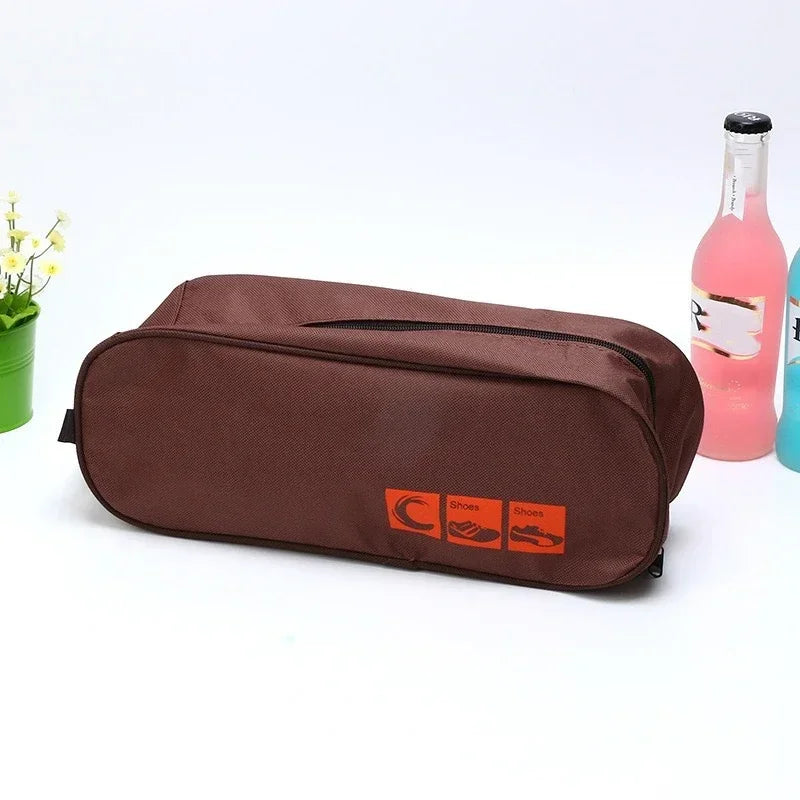Portable Waterproof Travel Shoes Bag, Breathable Organizer, Gym Training, Yoga, Basketball, Football Shoes,