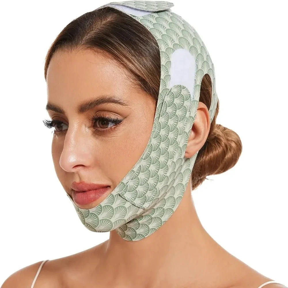 Women Face Lifting Belt Face Slimming Bandage V Line Shaper Chin Cheek Lift Up Anti Wrinkle Mask Facial Beauty Skin Care \p]98